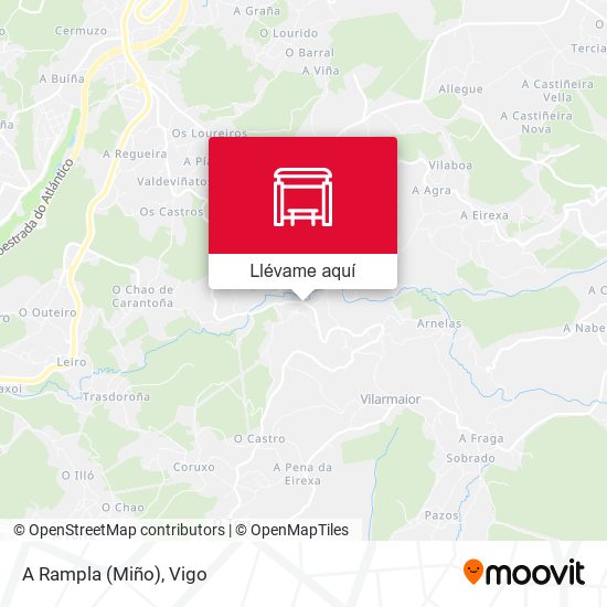 Mapa A Rampla (Miño)