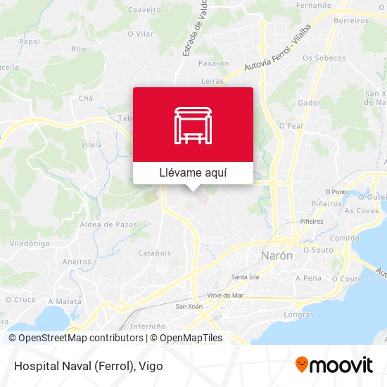Mapa Hospital Naval (Ferrol)