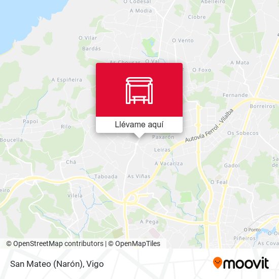 Mapa San Mateo (Narón)