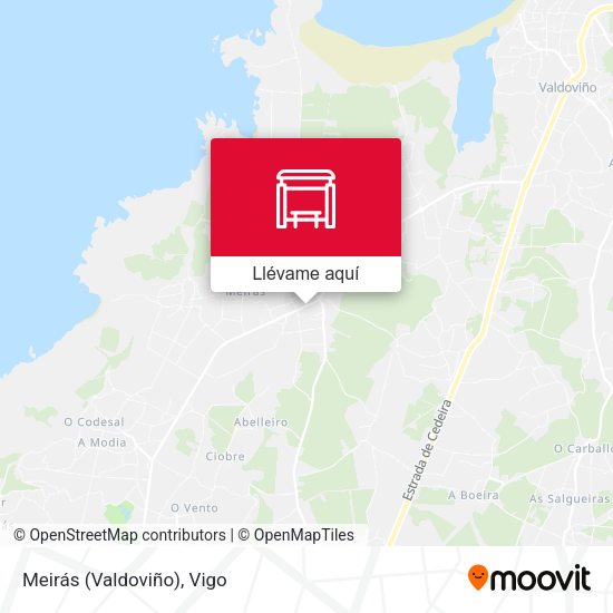 Mapa Meirás (Valdoviño)