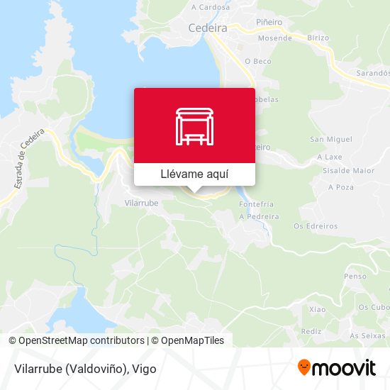 Mapa Vilarrube (Valdoviño)