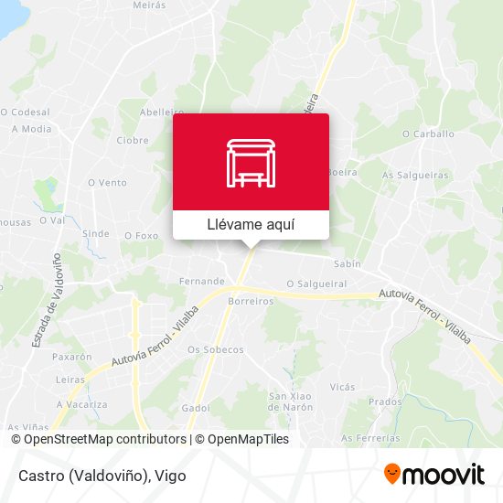 Mapa Castro (Valdoviño)