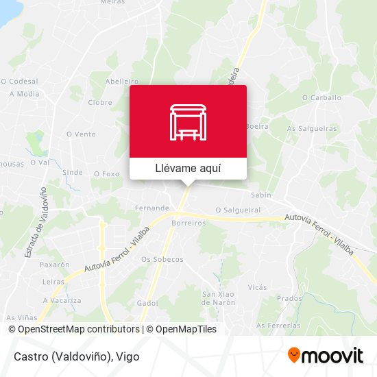 Mapa Castro (Valdoviño)