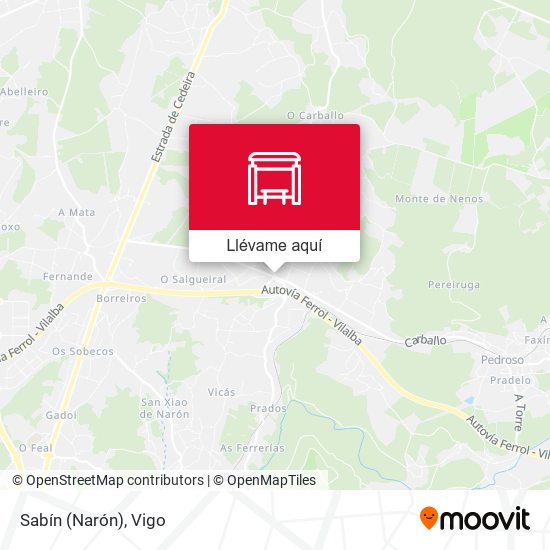 Mapa Sabín (Narón)