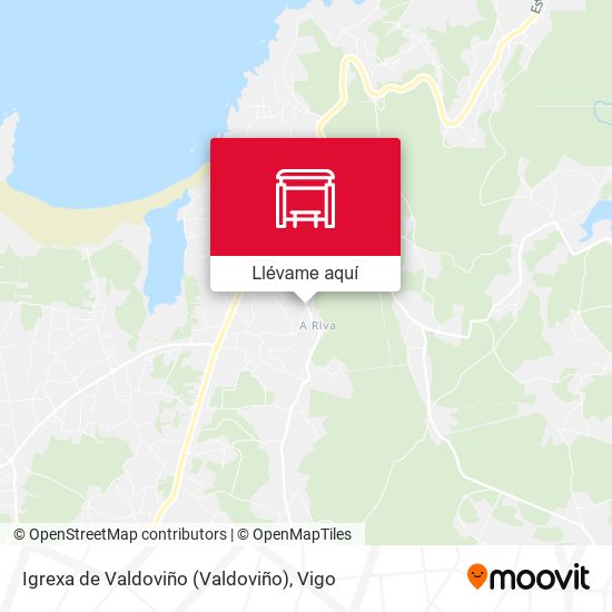 Mapa Igrexa de Valdoviño