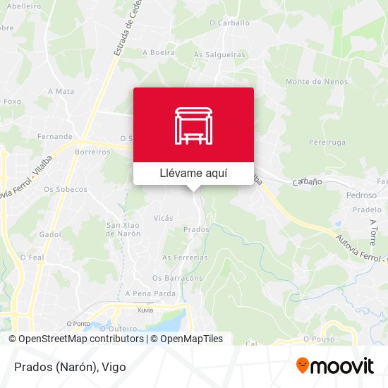 Mapa Prados (Narón)