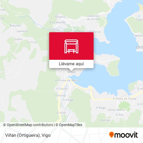 Mapa Viñán (Ortigueira)
