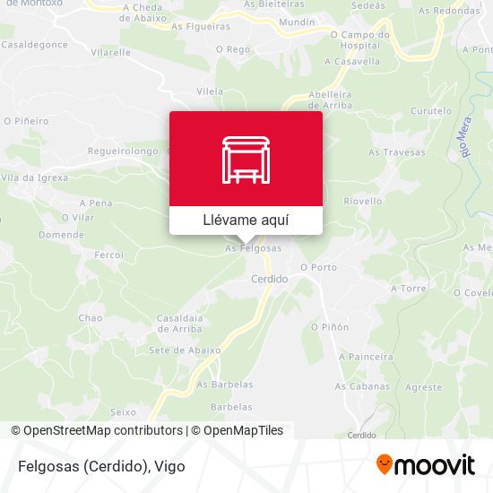 Mapa Felgosas (Cerdido)