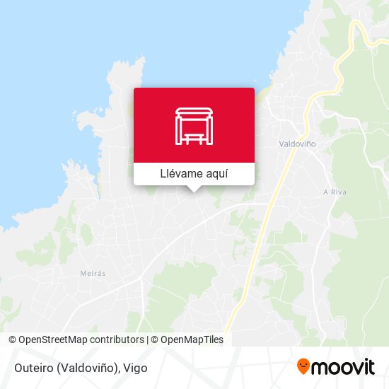 Mapa Outeiro (Valdoviño)