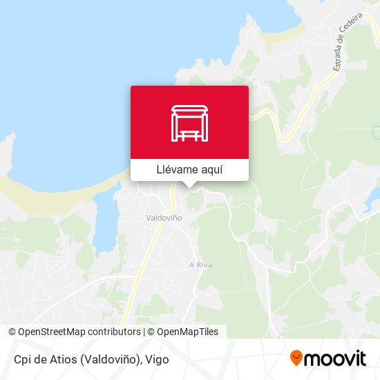 Mapa Cpi de Atios (Valdoviño)