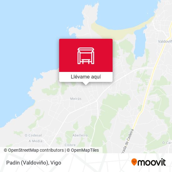 Mapa Padín (Valdoviño)