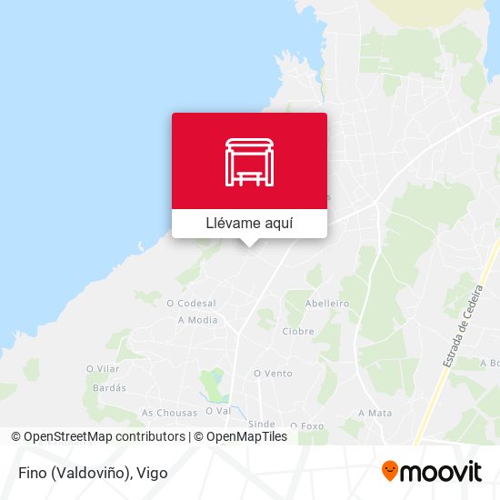 Mapa Fino (Valdoviño)