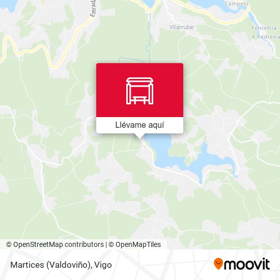 Mapa Martices (Valdoviño)