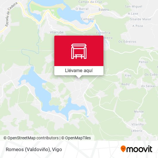 Mapa Romeos (Valdoviño)