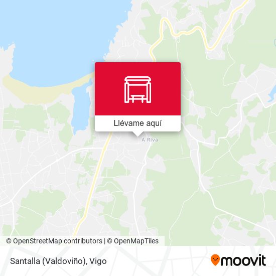 Mapa Santalla (Valdoviño)