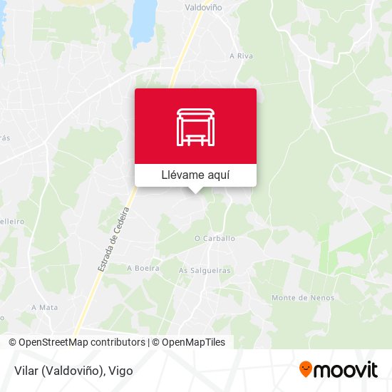 Mapa Vilar (Valdoviño)