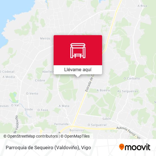 Mapa Parroquia de Sequeiro (Valdoviño)