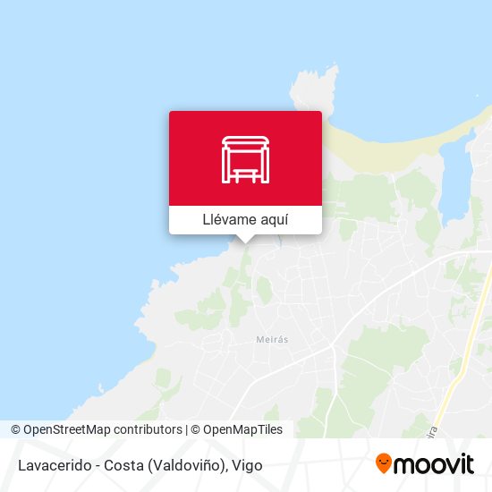 Mapa Lavacerido - Costa (Valdoviño)