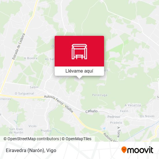 Mapa Eiravedra (Narón)