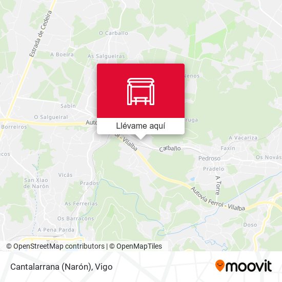 Mapa Cantalarrana (Narón)