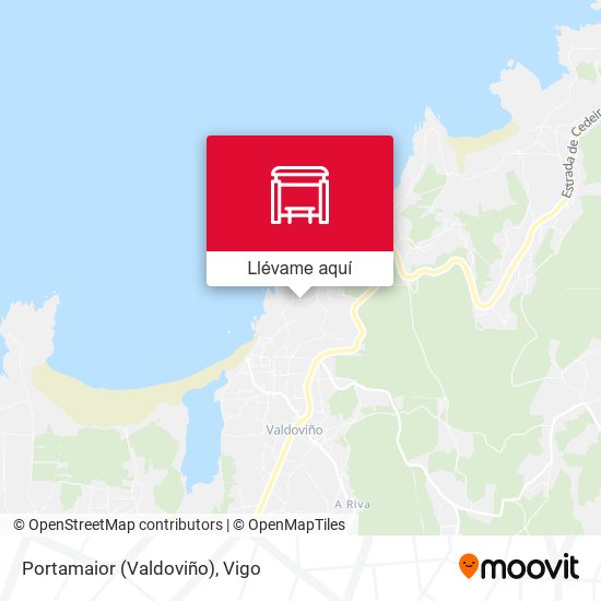 Mapa Portamaior (Valdoviño)