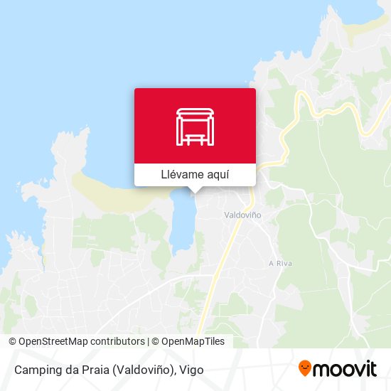 Mapa Camping da Praia (Valdoviño)