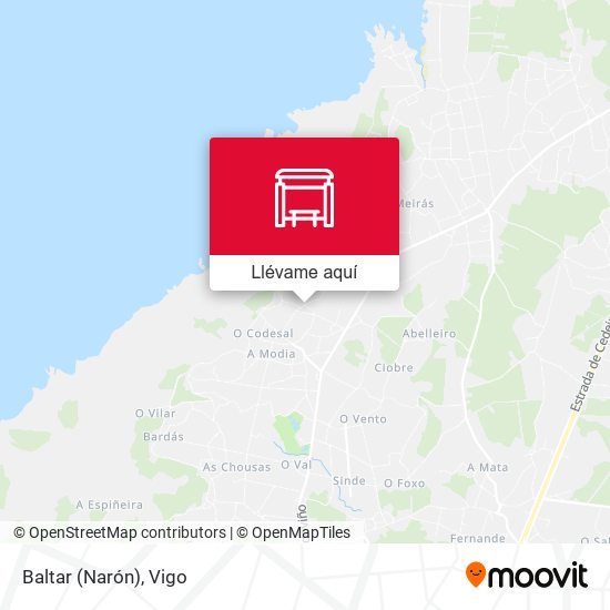 Mapa Baltar (Narón)