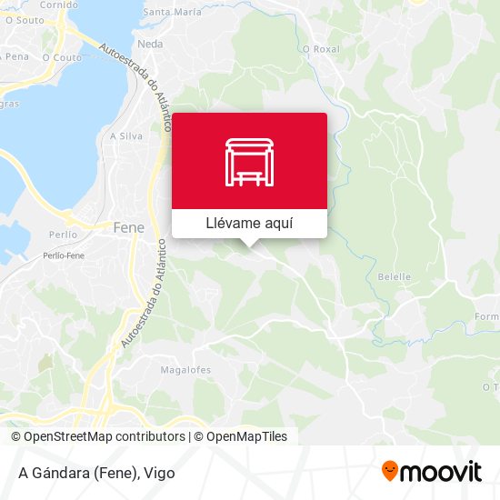 Mapa A Gándara (Fene)