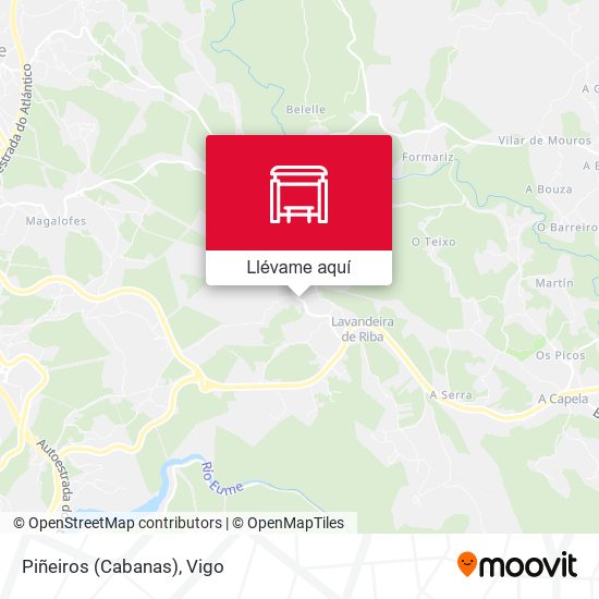 Mapa Piñeiros (Cabanas)