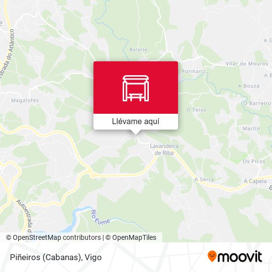 Mapa Piñeiros (Cabanas)