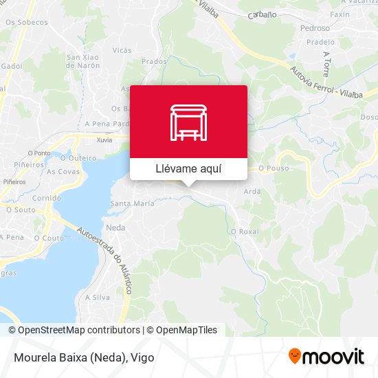 Mapa Mourela Baixa (Neda)