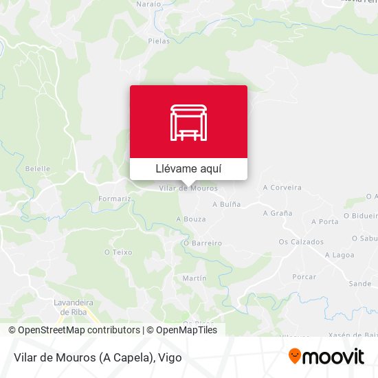 Mapa Vilar de Mouros (A Capela)