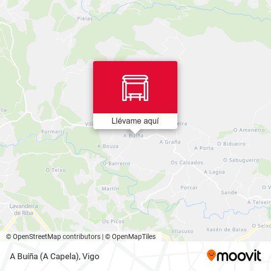 Mapa A Buíña (A Capela)