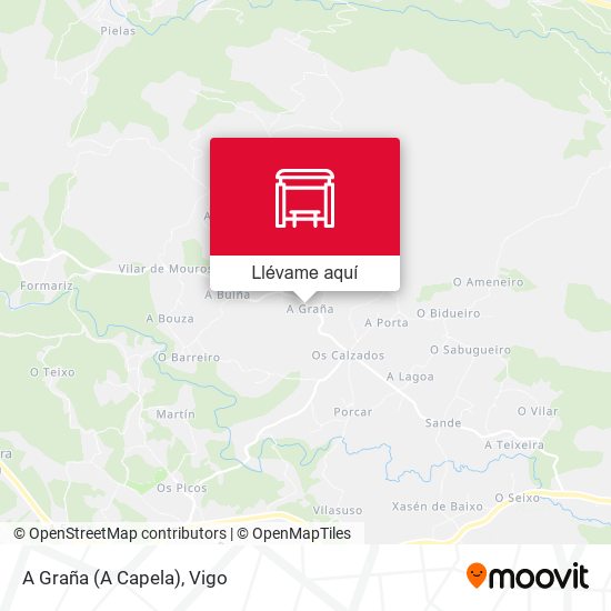 Mapa A Graña (A Capela)