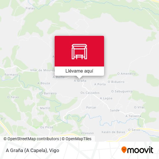 Mapa A Graña (A Capela)