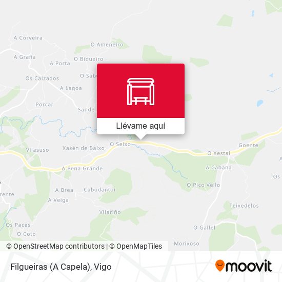 Mapa Filgueiras (A Capela)