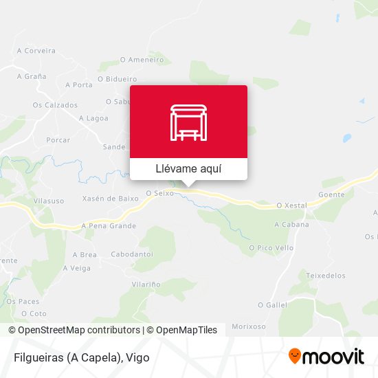 Mapa Filgueiras (A Capela)