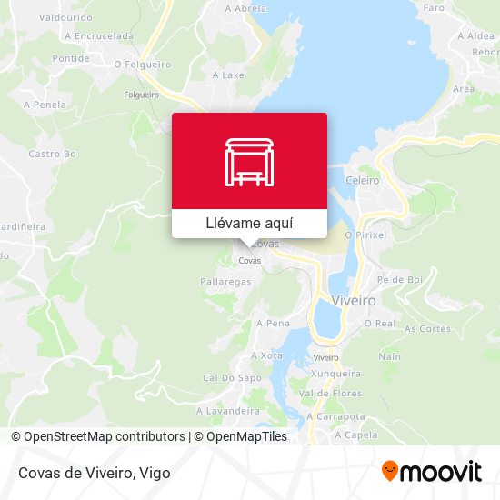 Mapa Covas de Viveiro