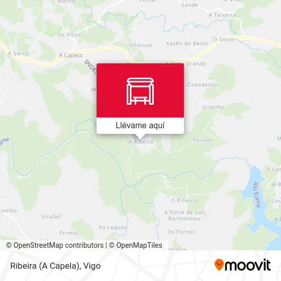 Mapa Ribeira (A Capela)