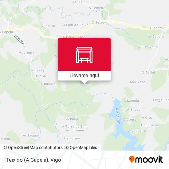 Mapa Teixido (A Capela)