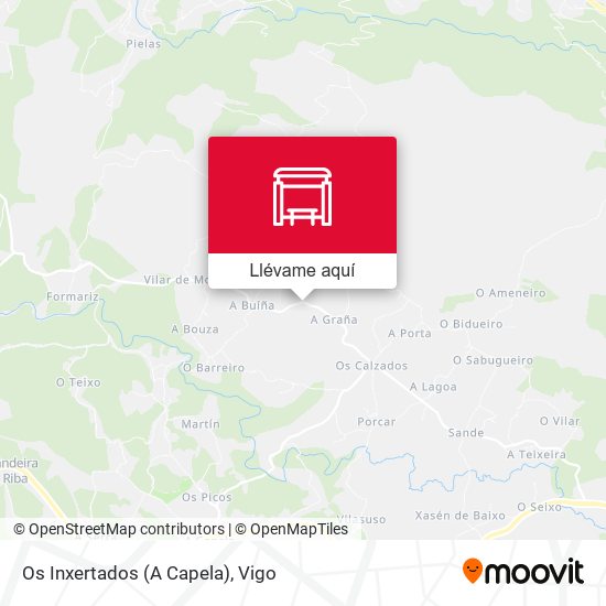 Mapa Os Inxertados (A Capela)