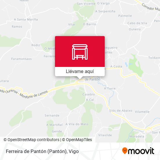 Mapa Ferreira de Pantón