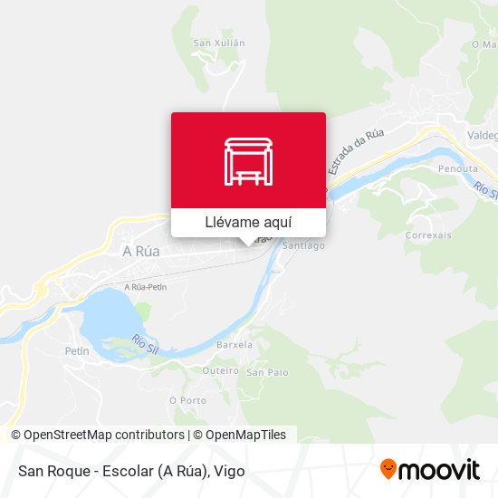 Mapa San Roque - Escolar (A Rúa)
