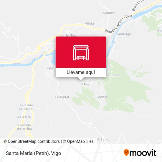 Mapa Santa María (Petín)