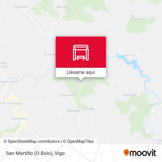 Mapa San Martiño (O Bolo)