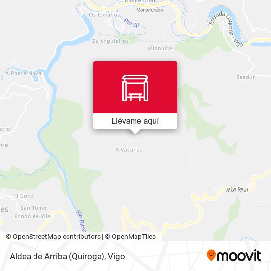 Mapa Aldea de Arriba (Quiroga)
