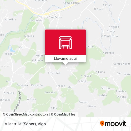 Mapa Vilastrille (Sober)