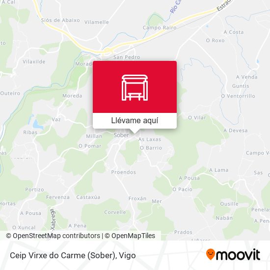 Mapa Ceip Virxe do Carme (Sober)