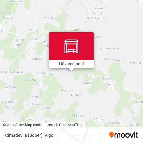 Mapa Cimadevila (Sober)
