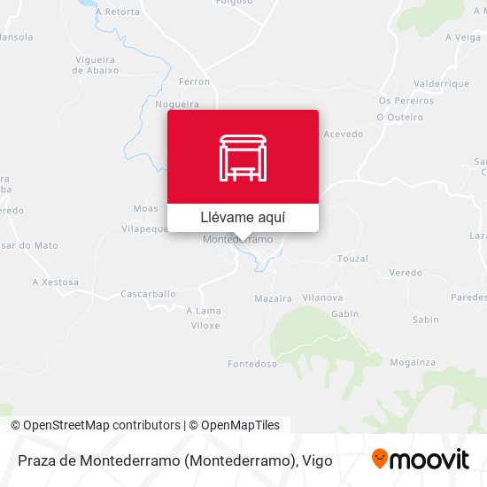 Mapa Praza de Montederramo